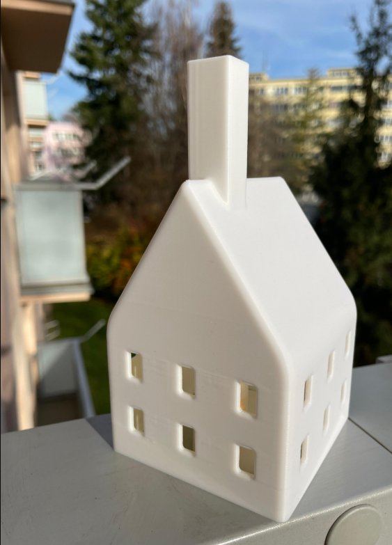 Christmas House – domeček s komínem