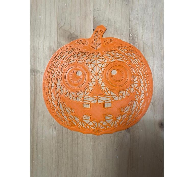 Dýně (hranaté zuby) — 3D tištěná halloween dekorace