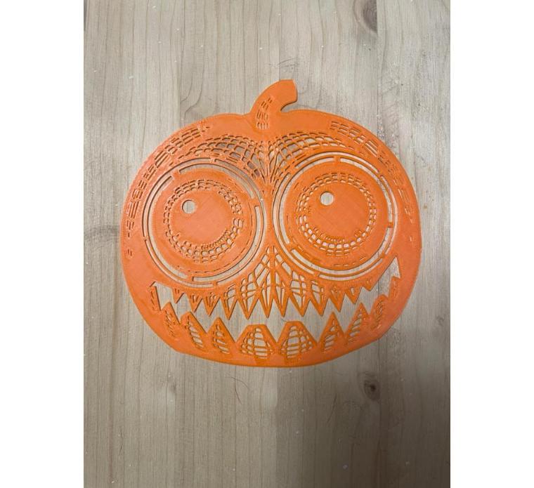 Halloween – Dýně se zuby — 3D tištěná halloween dekorace
