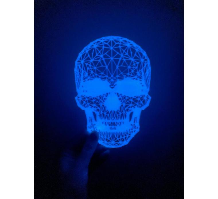 Lebka — 3D tištěná halloween dekorace
