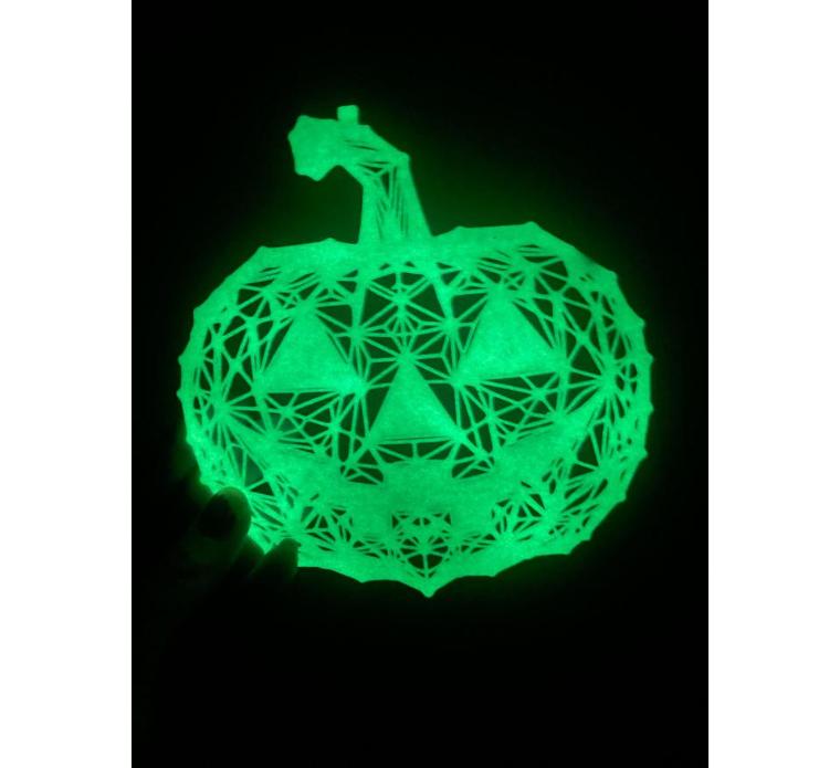 Svítící – Dýně 2 — 3D tištěná halloween dekorace